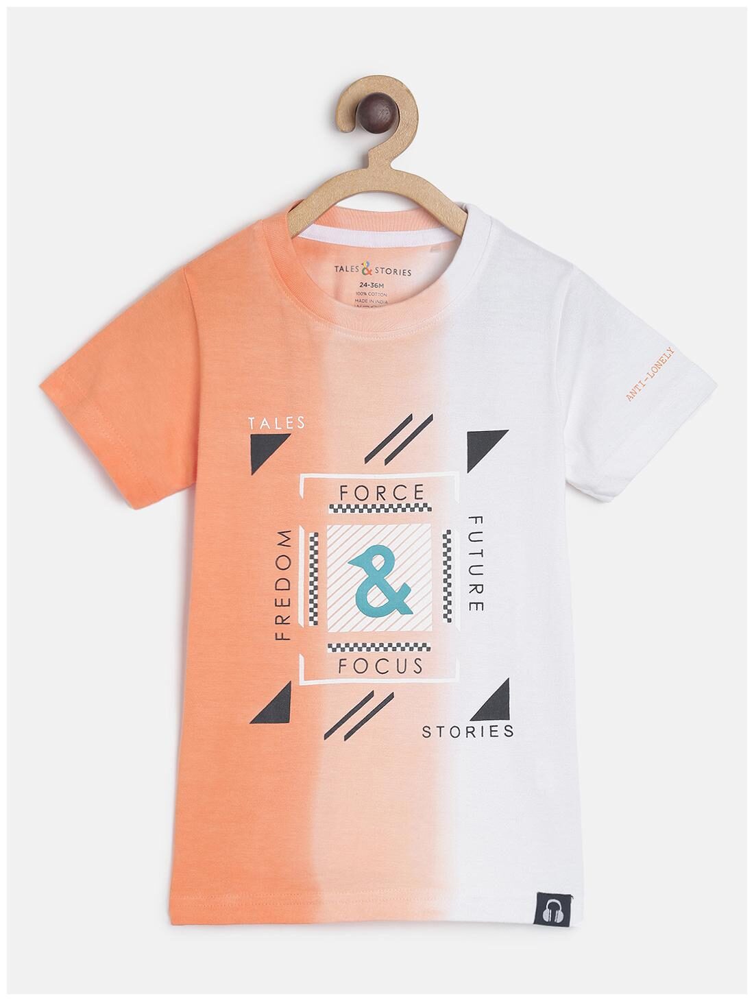 

Tales Stories Boy Cotton Printed T-shirt - Multi
