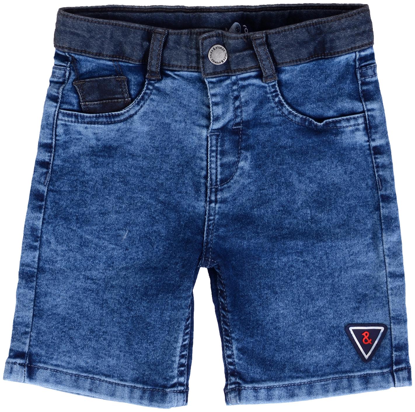 

Tales Stories Cotton Shorts Solid Blue Color For Boys