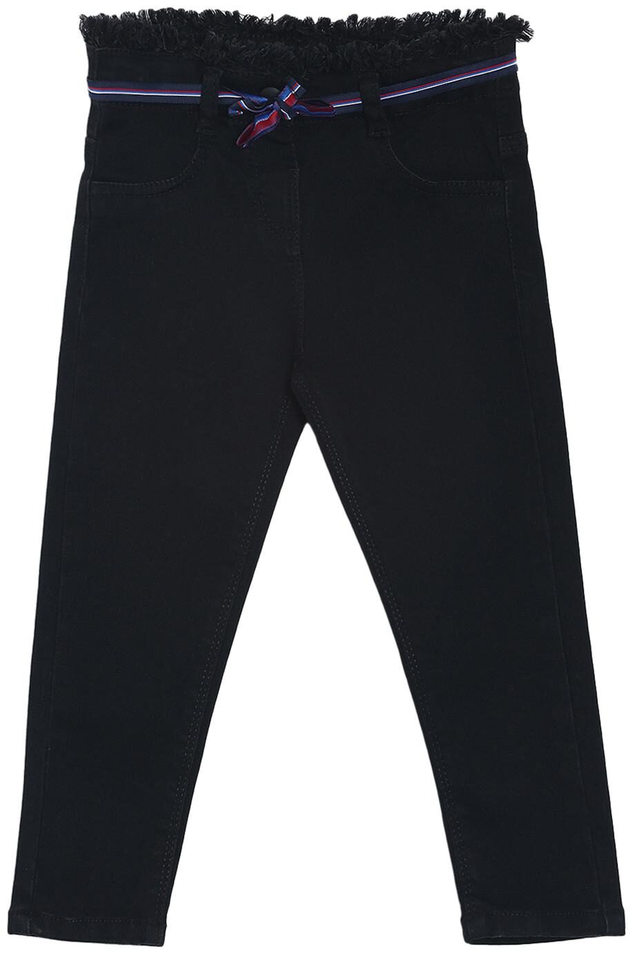 

Tales Stories Baby girl Cotton Solid Jeans - Black