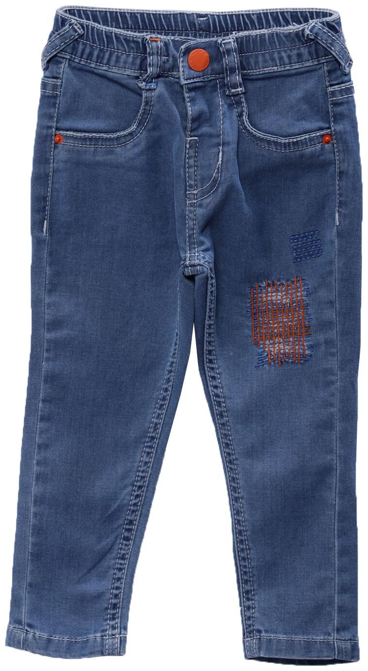 

Tales Stories Baby boy Cotton Solid Jeans - Blue