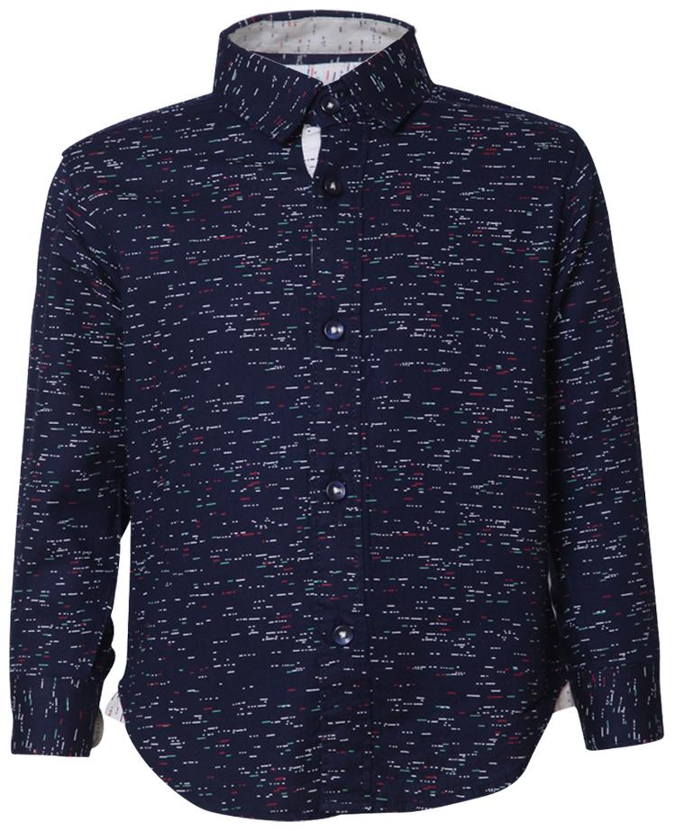 

Tales Stories Boy Cotton Printed Shirt Blue