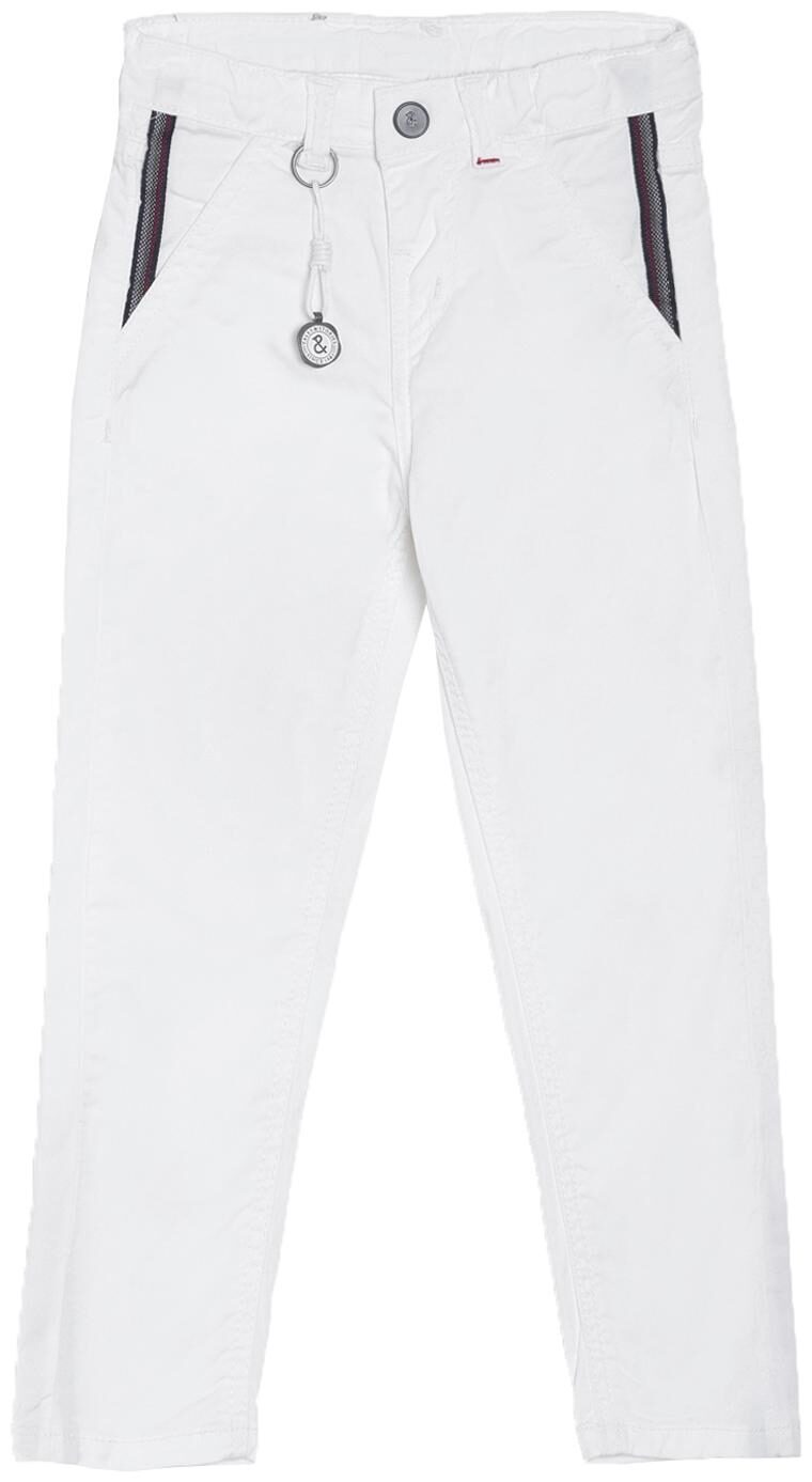 

Tales Stories Baby boy Cotton Solid Trousers - White