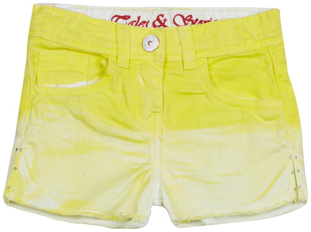 

Tales Stories Girl Denim Solid Regular shorts - Yellow
