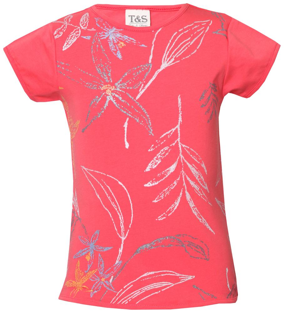 

Tales Stories Cotton Solid T shirt for Baby Boy - Pink