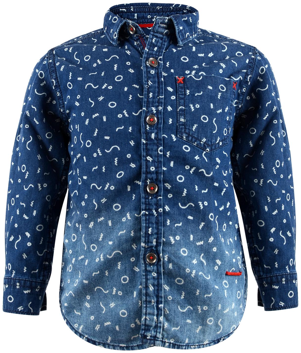 

Tales Stories Cotton Printed Shirt for Baby Boy - Blue