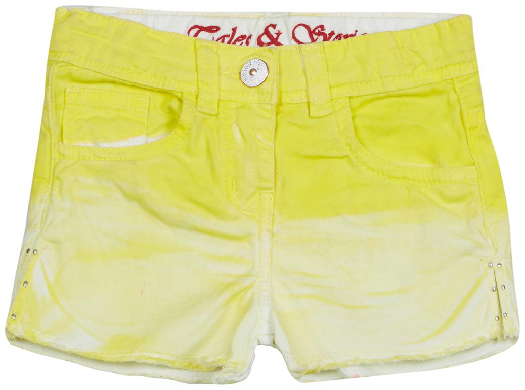 

Tales Stories Girl Denim Solid Regular shorts - Yellow