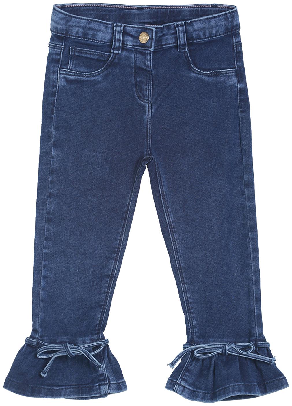 

Tales Stories Baby girl Cotton Solid Jeans - Blue