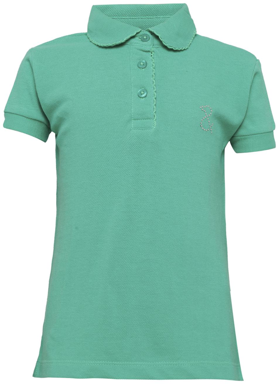 

Tales Stories Girl Cotton Solid T shirt - Green