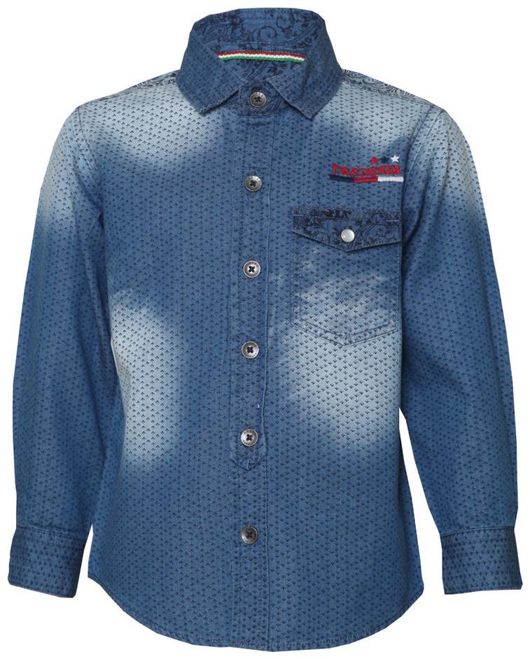 

Tales Stories Denim Solid Shirt for Baby Boy - Blue