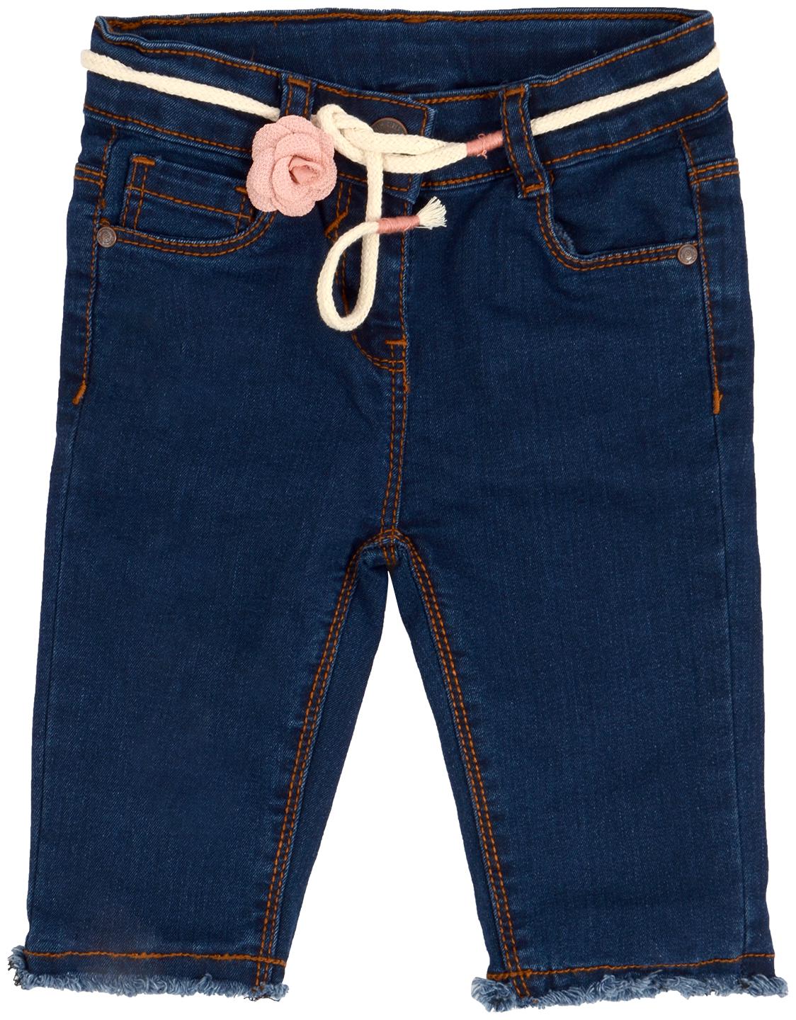 

Tales Stories Girl Cotton blend Solid Capri - Blue