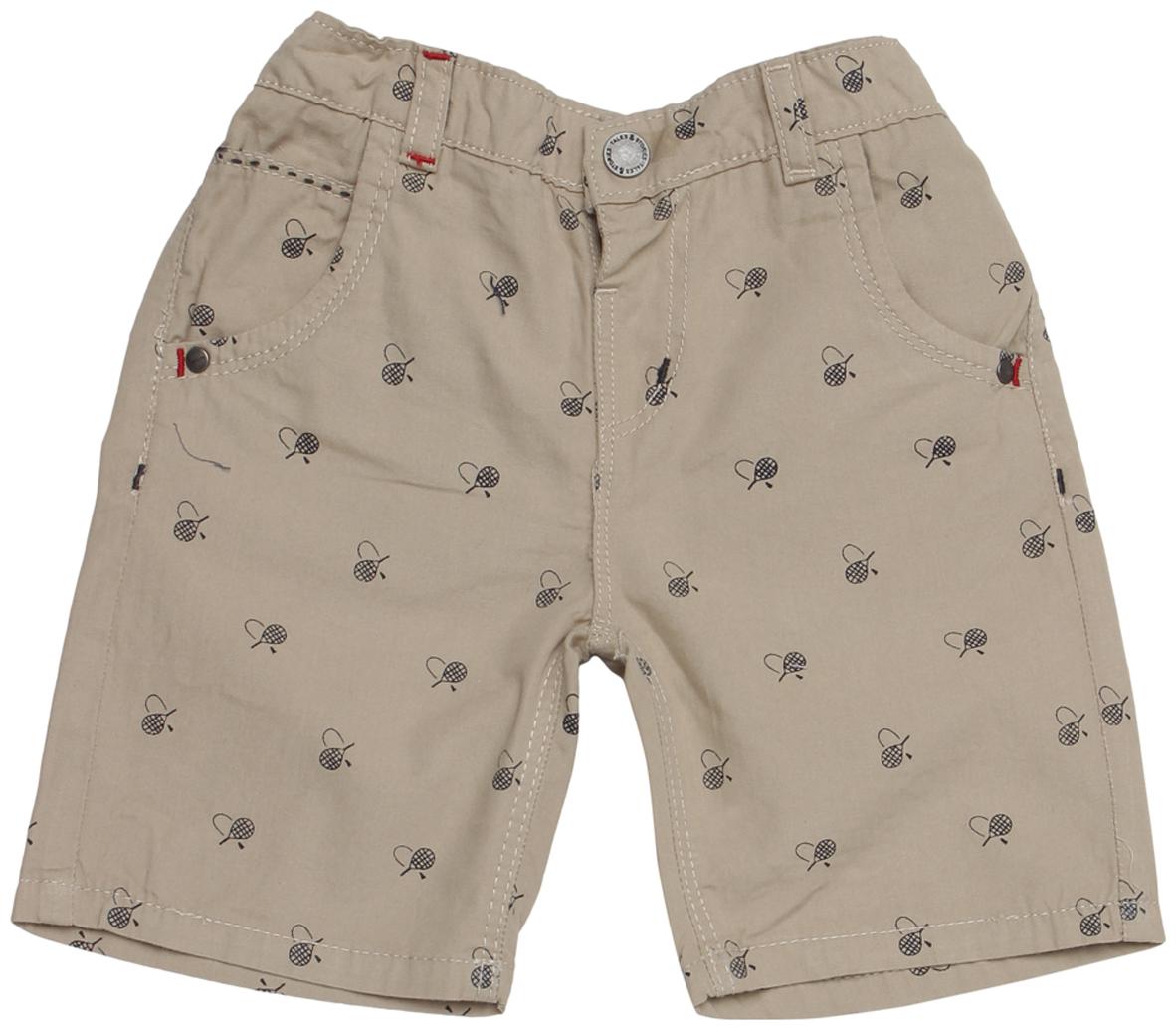 

Tales Stories Baby boy Cotton Solid Shorts - Beige