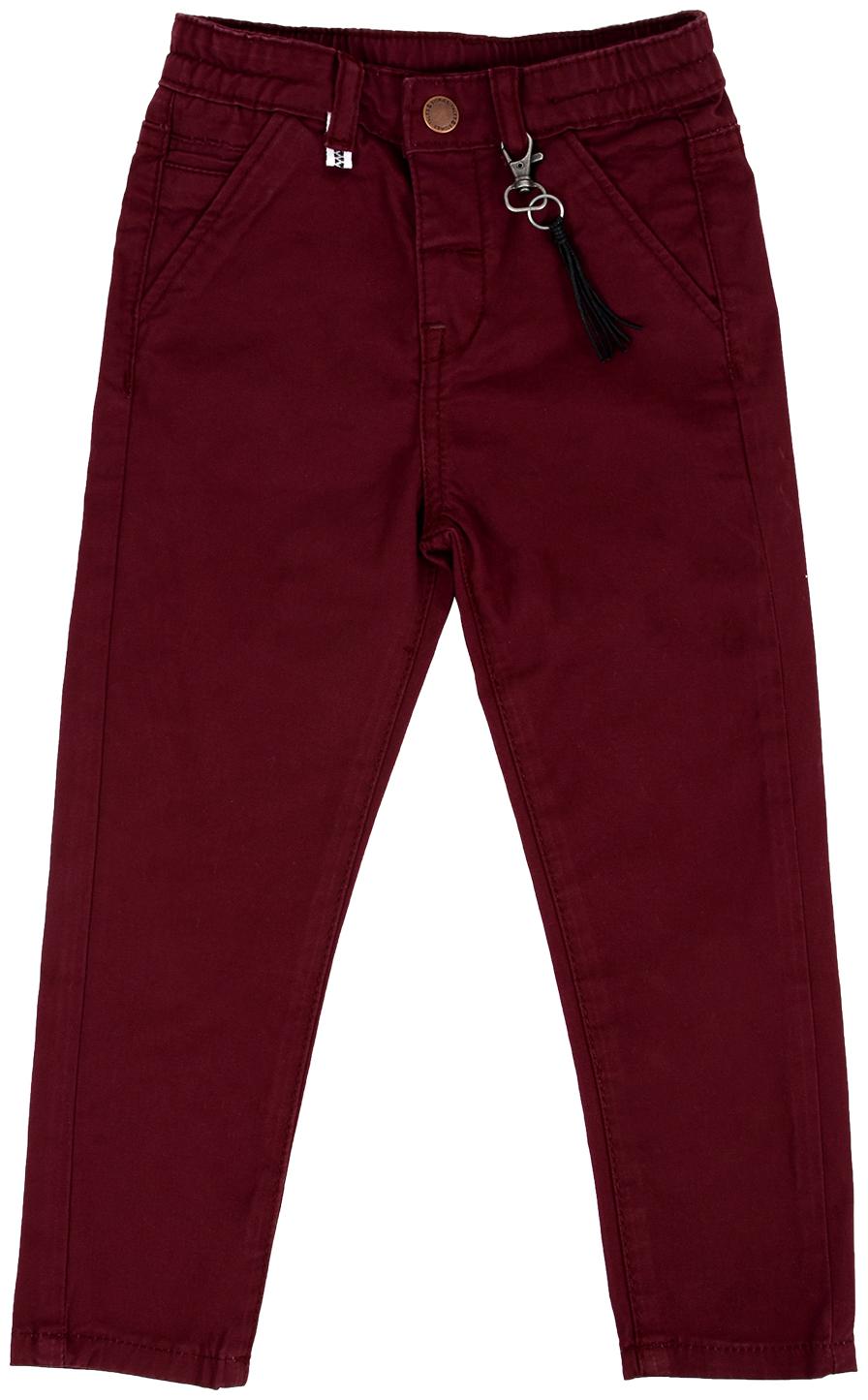

Tales Stories Baby boy Cotton blend Solid Trousers - Maroon