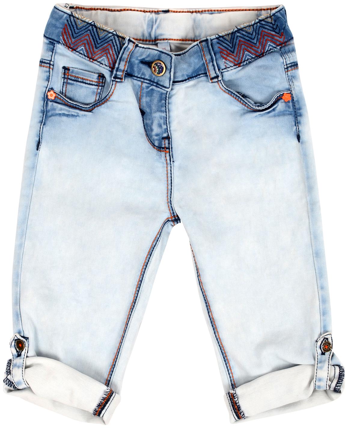 

Tales Stories Girl Cotton blend Solid Capri - Blue