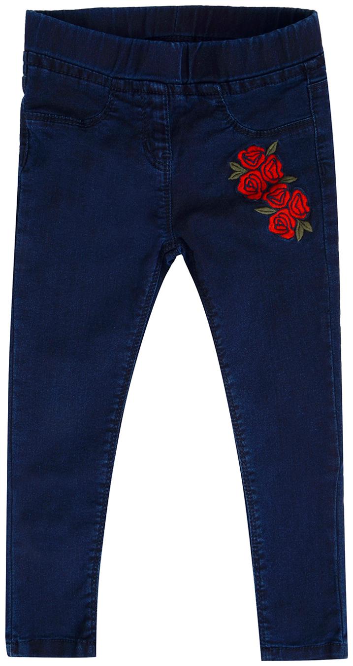 

Tales Stories Baby girl Denim Printed Leggings - Blue