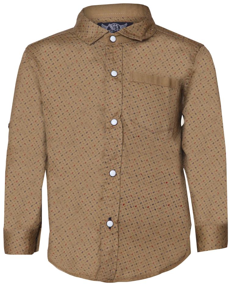 

Tales Stories Cotton Printed Shirt for Baby Boy - Brown