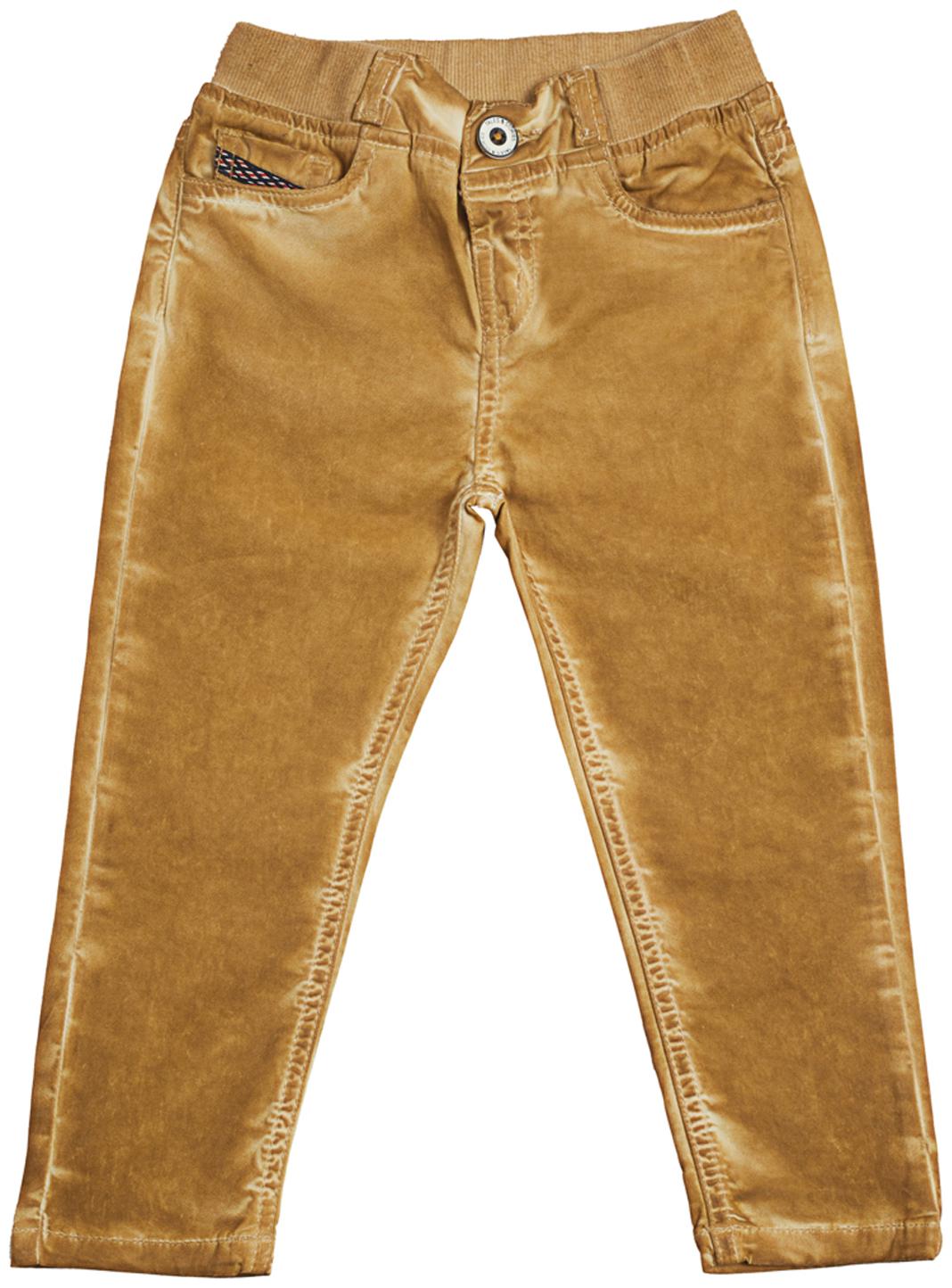 

Tales Stories Baby boy Cotton Solid Trousers - Gold
