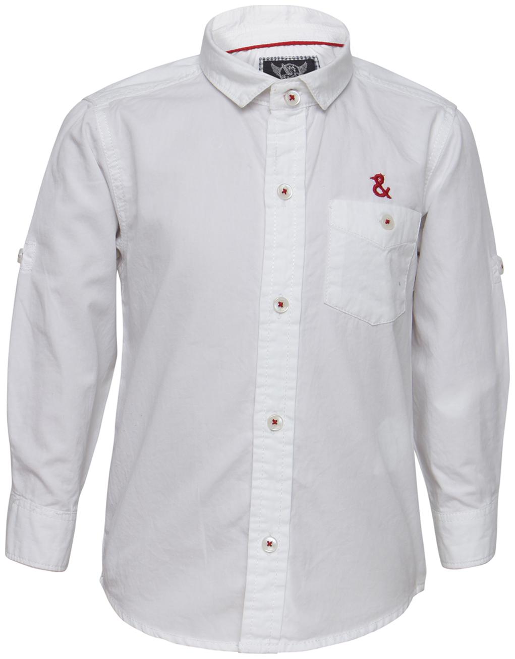 

Tales Stories Cotton Solid Shirt for Baby Boy - White