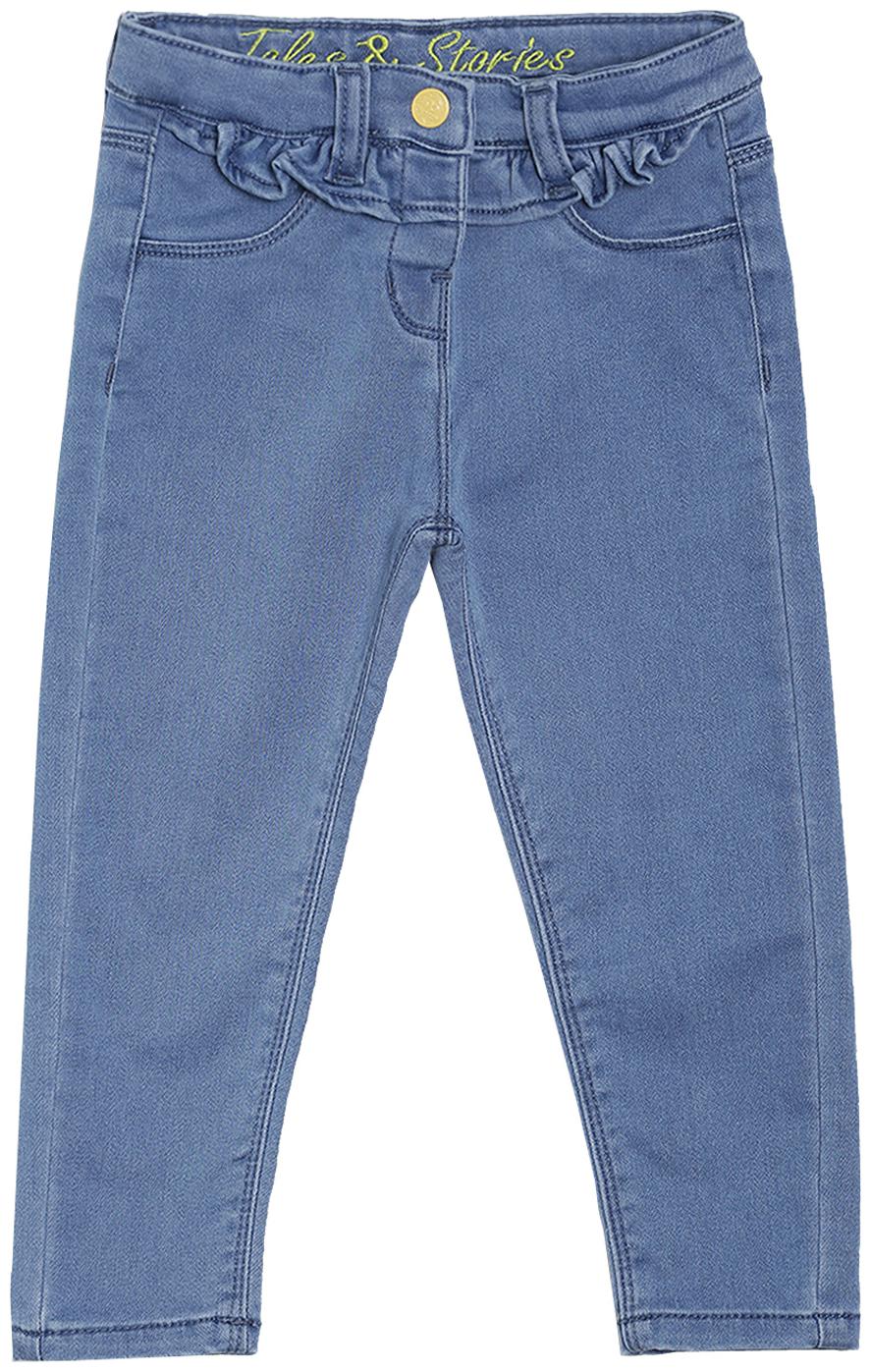 

Tales Stories Baby girl Cotton Solid Jeans - Blue