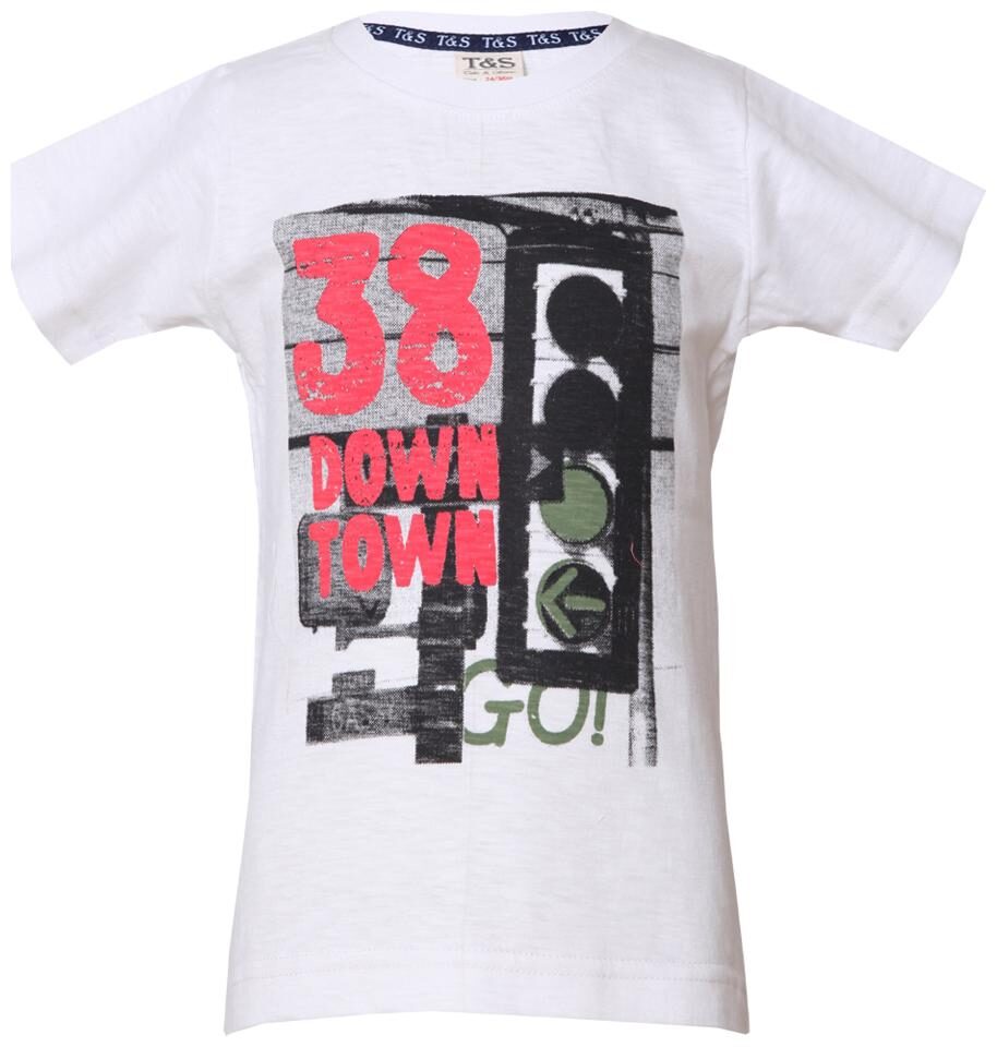 

Tales Stories Cotton Printed Shirt for Baby Boy - White