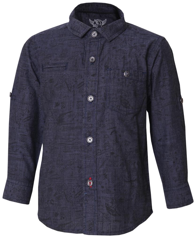 

Tales Stories Cotton Solid Shirt for Baby Boy - Grey