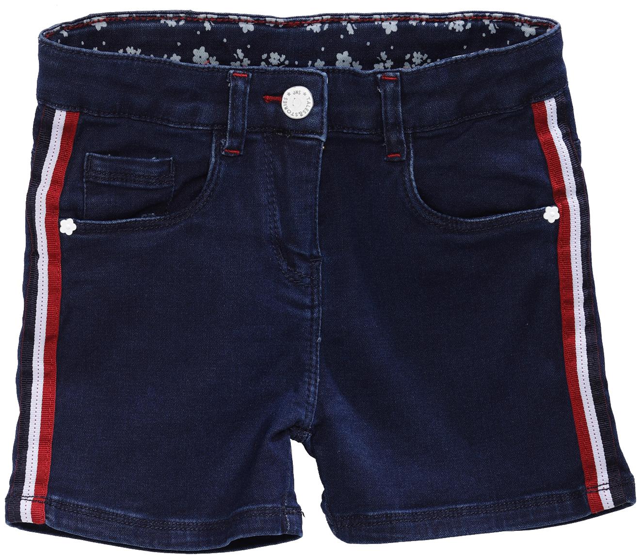 

Tales Stories Girl Cotton Solid Denim shorts - Blue