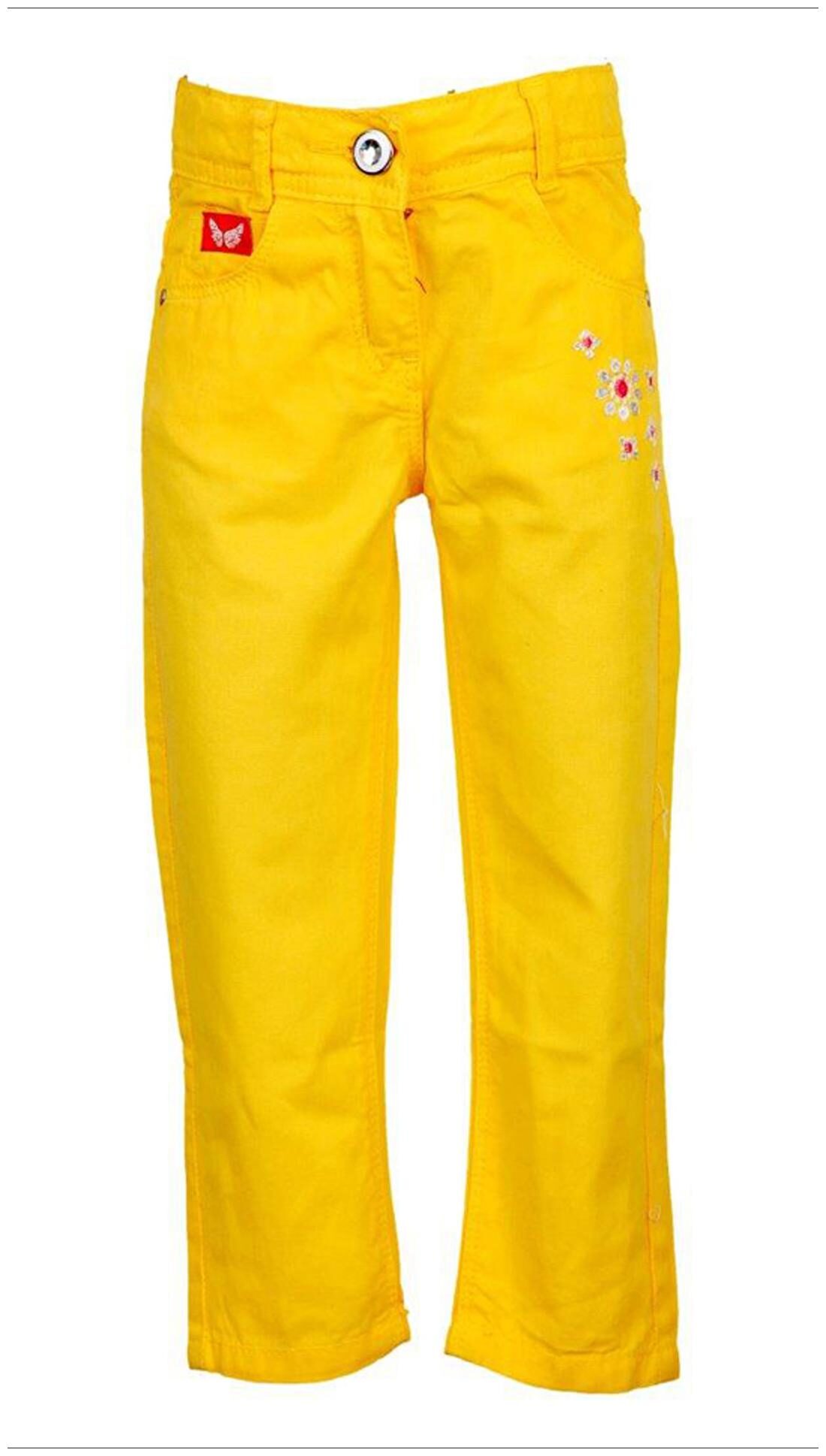 

Tales Stories Yellow Floral Embroidery Trouser