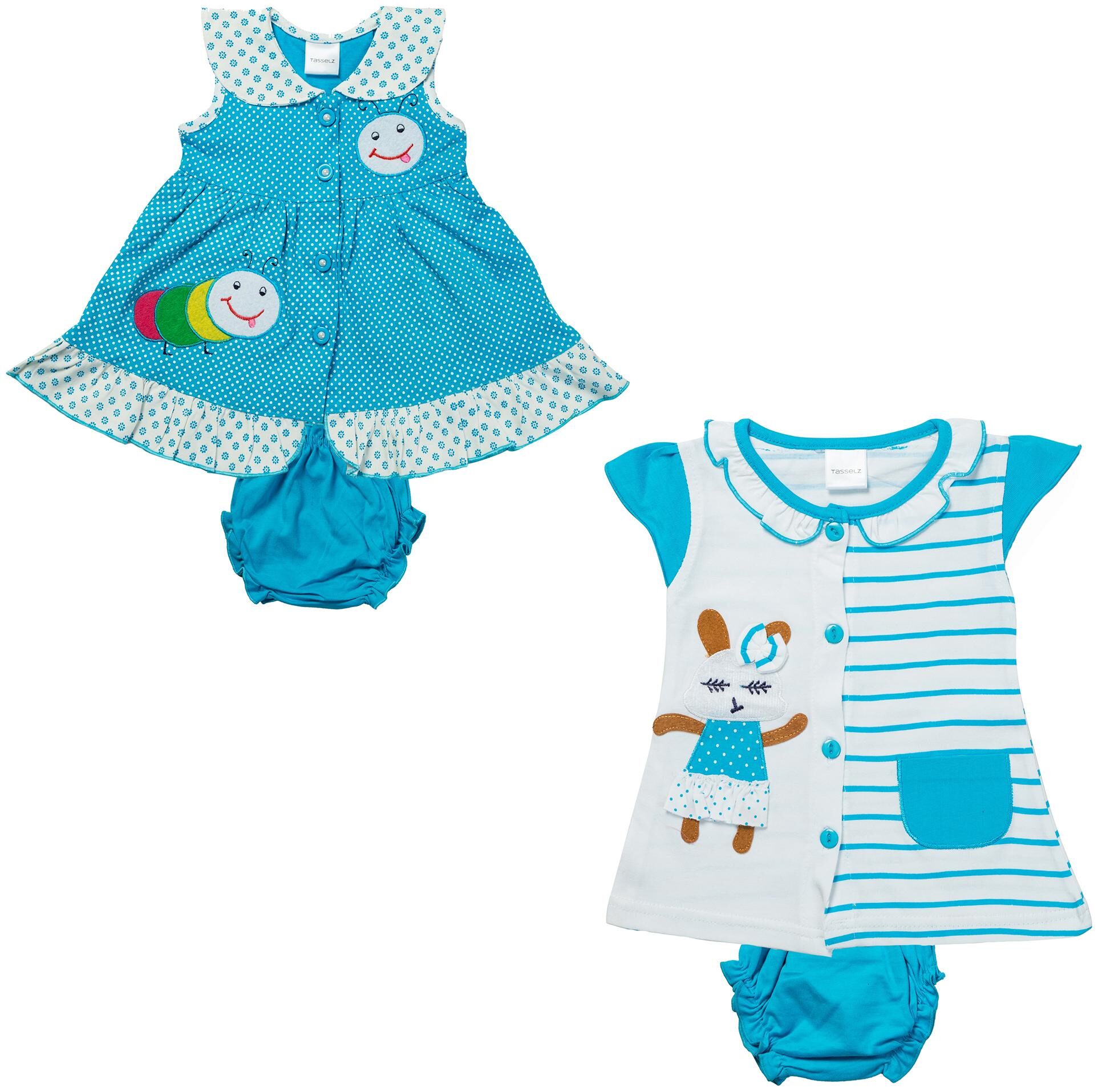 

Tasselz Baby girl Top bottom set - Multi