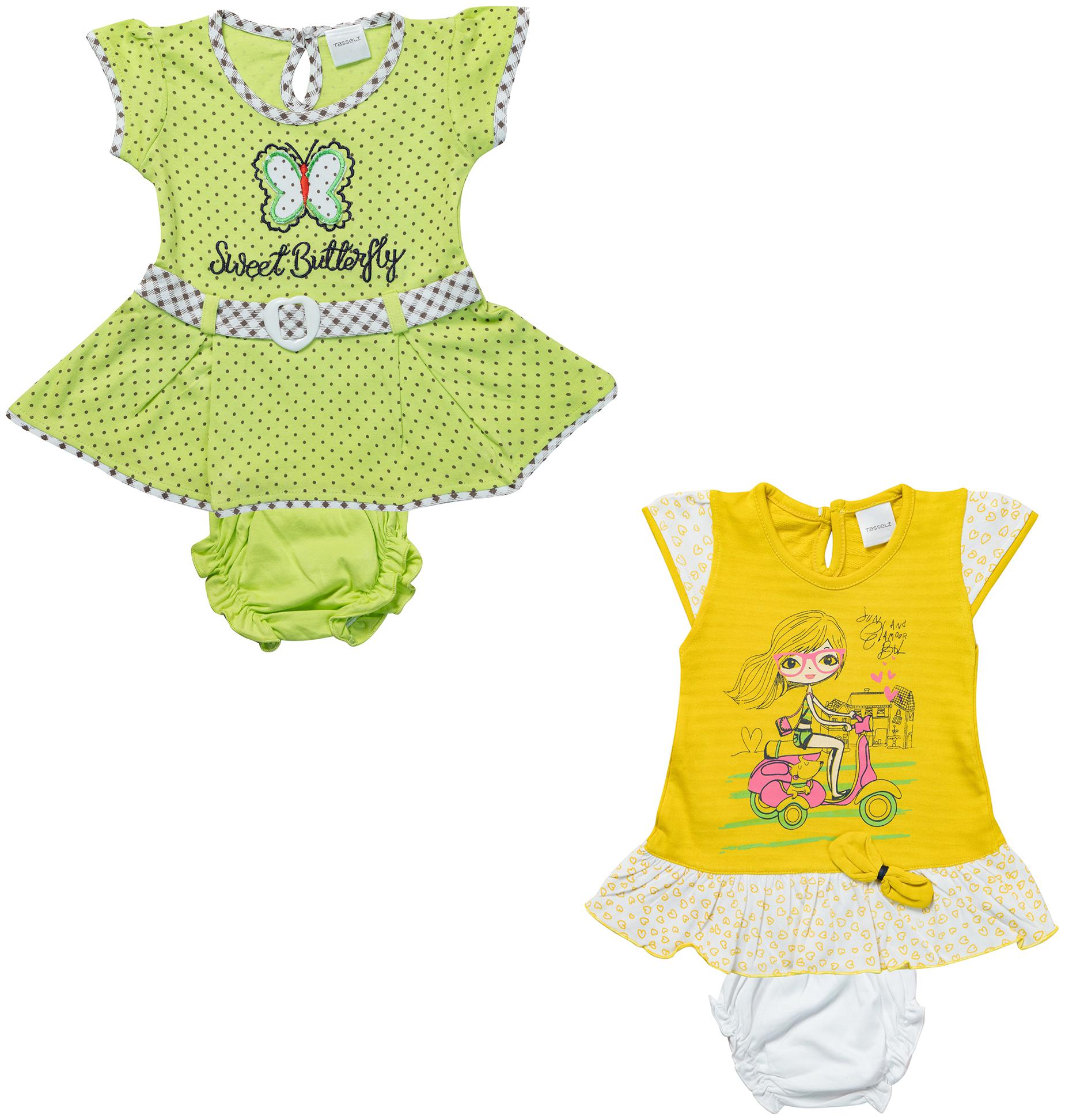 

Tasselz Baby girl Top bottom set - Multi