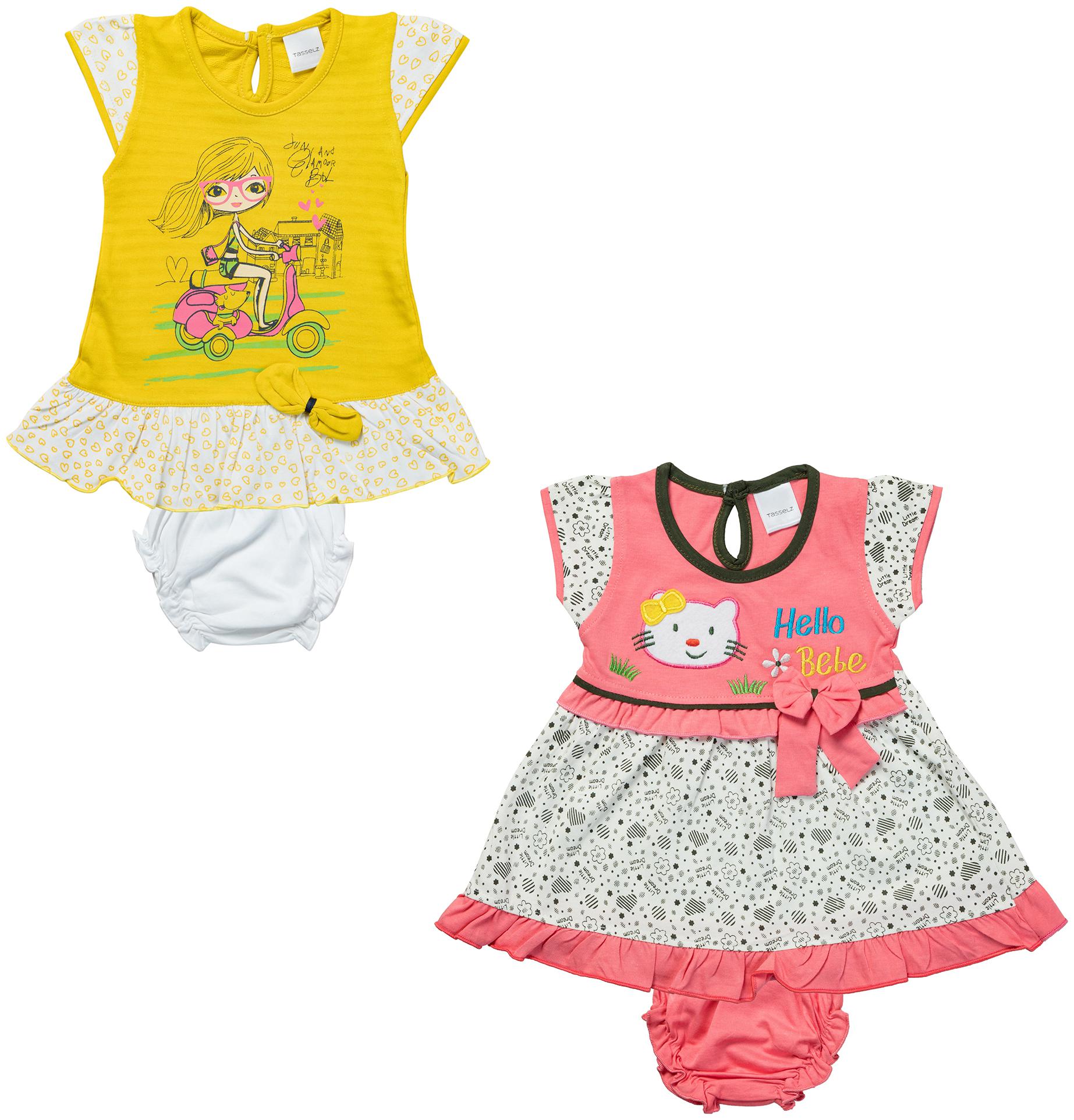 

Tasselz Baby girl Top bottom set - Multi