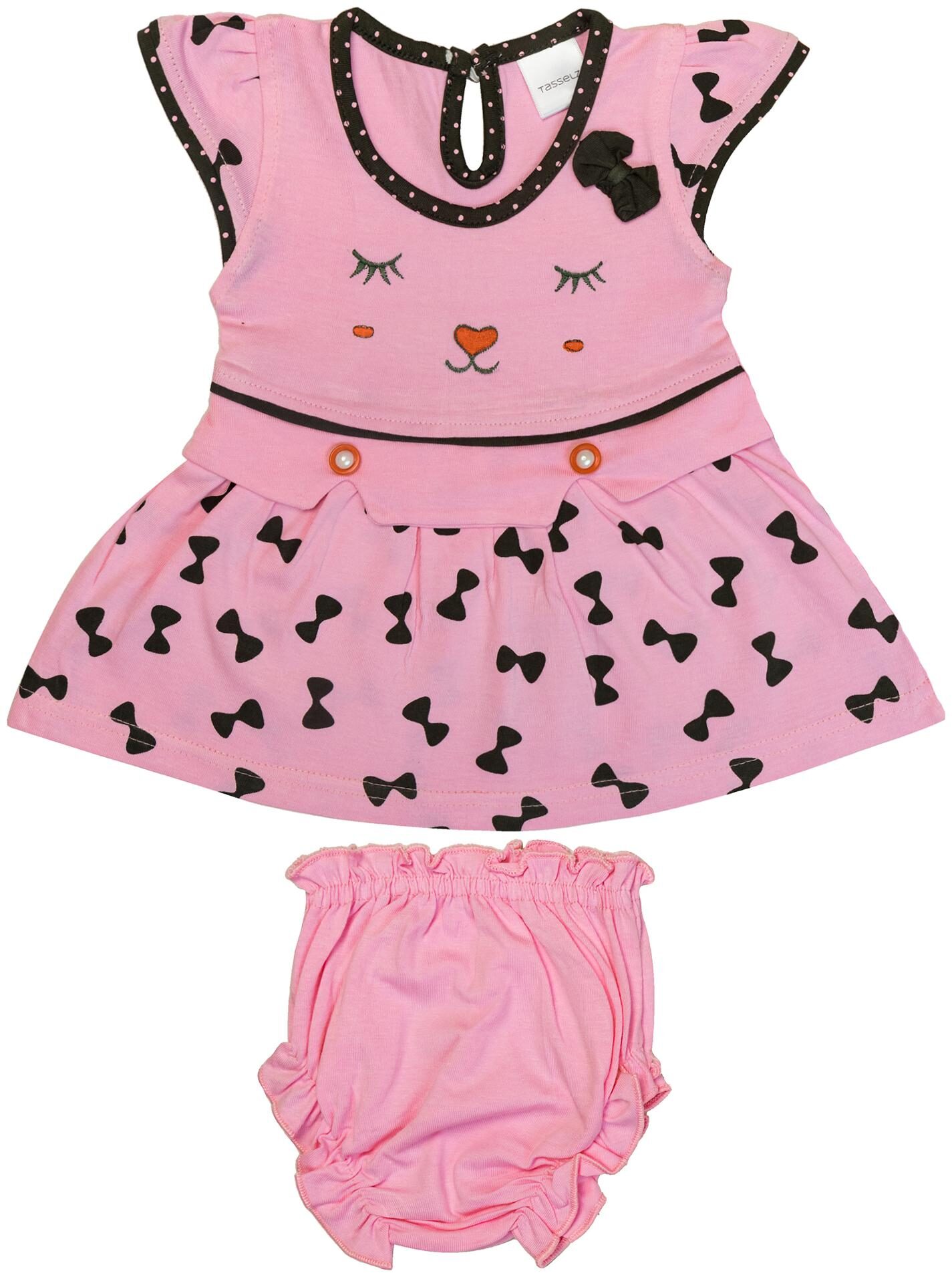 

Tasselz Baby girl Top bottom set - Pink
