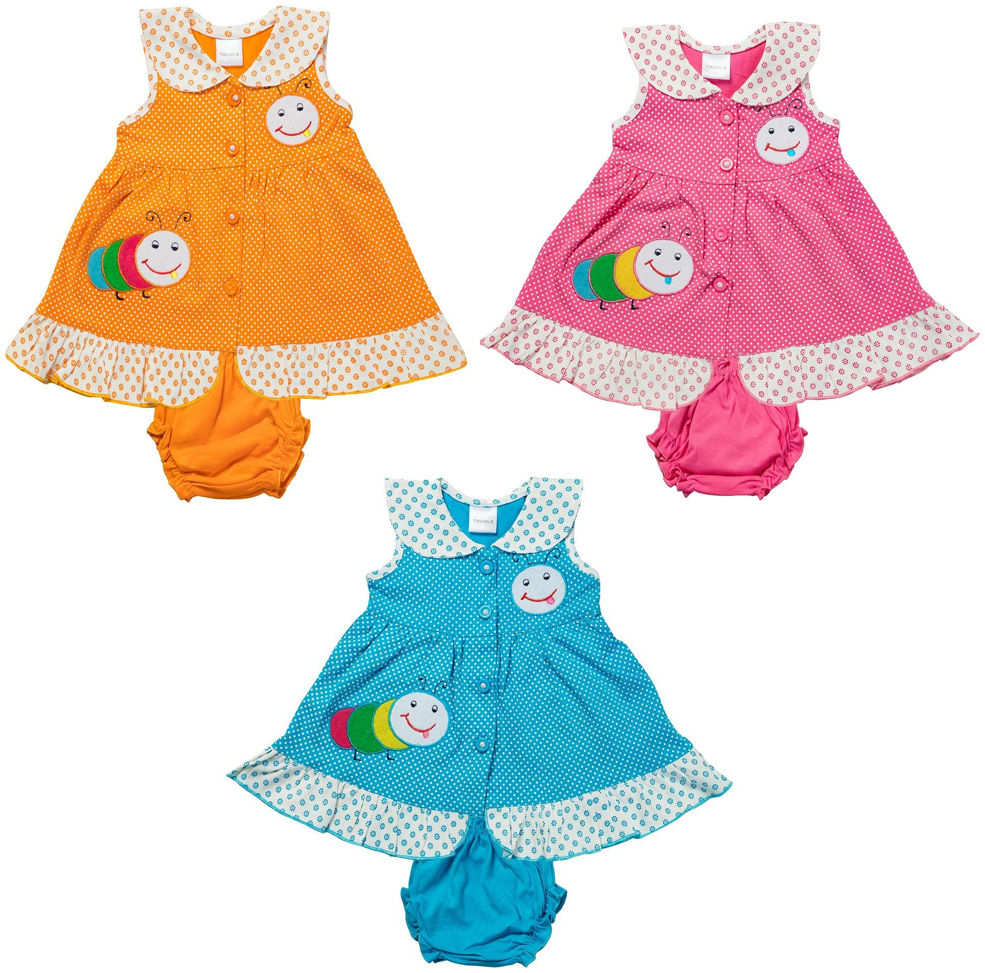 

Tasselz Baby girl Top bottom set - Multi
