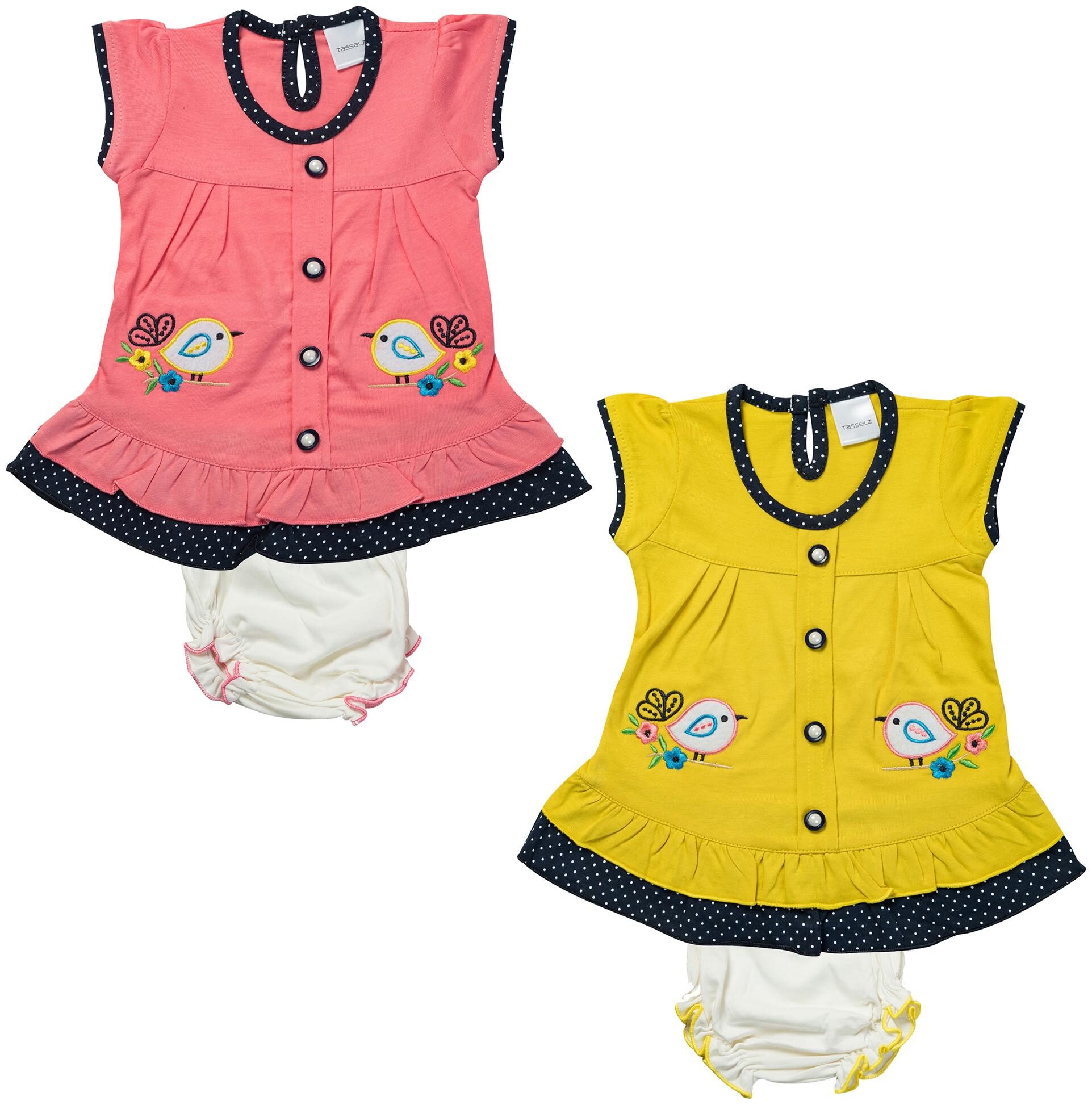 

Tasselz Baby girl Top bottom set - Multi
