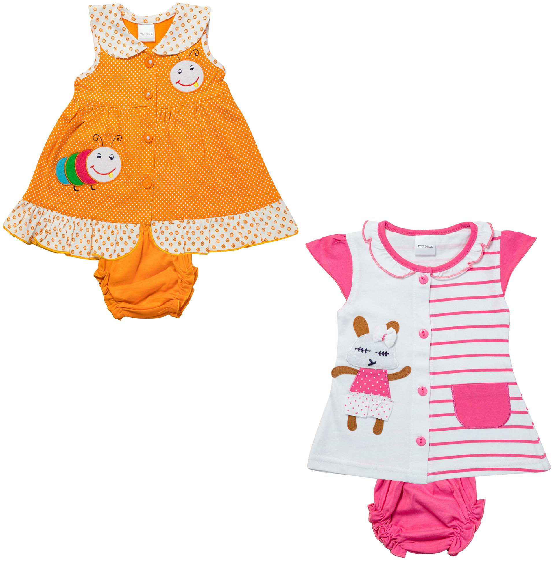 

Tasselz Baby girl Top bottom set - Multi