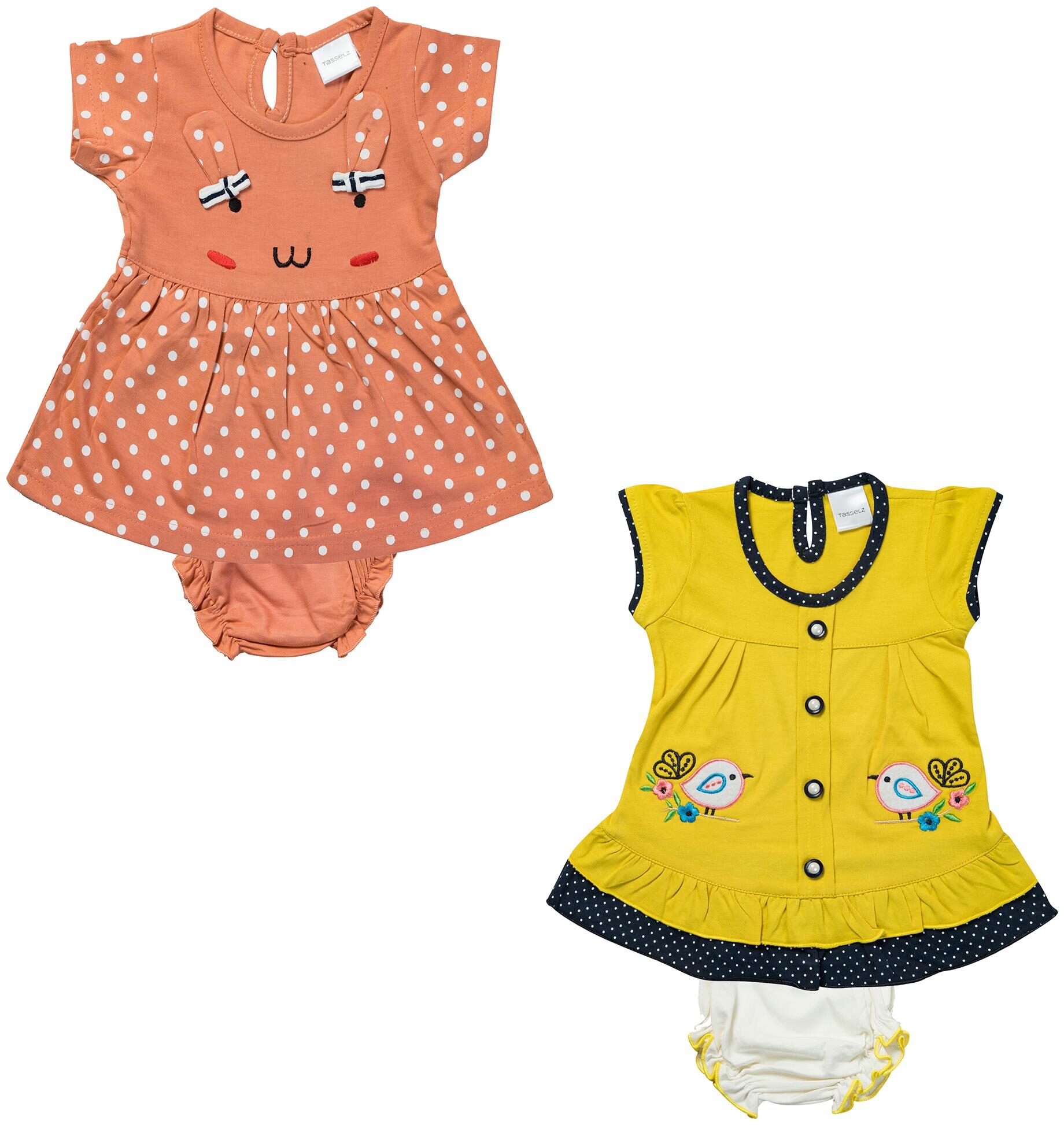 

Tasselz Baby girl Top bottom set - Multi