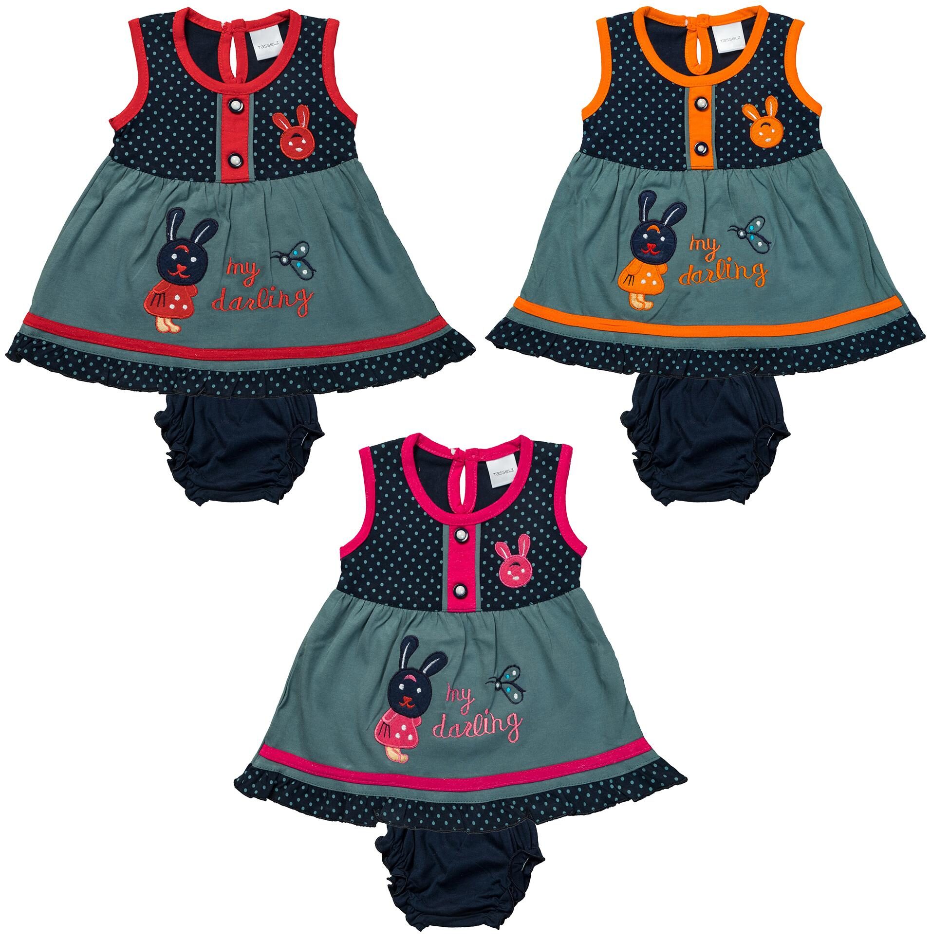 

Tasselz Baby girl Top bottom set - Multi