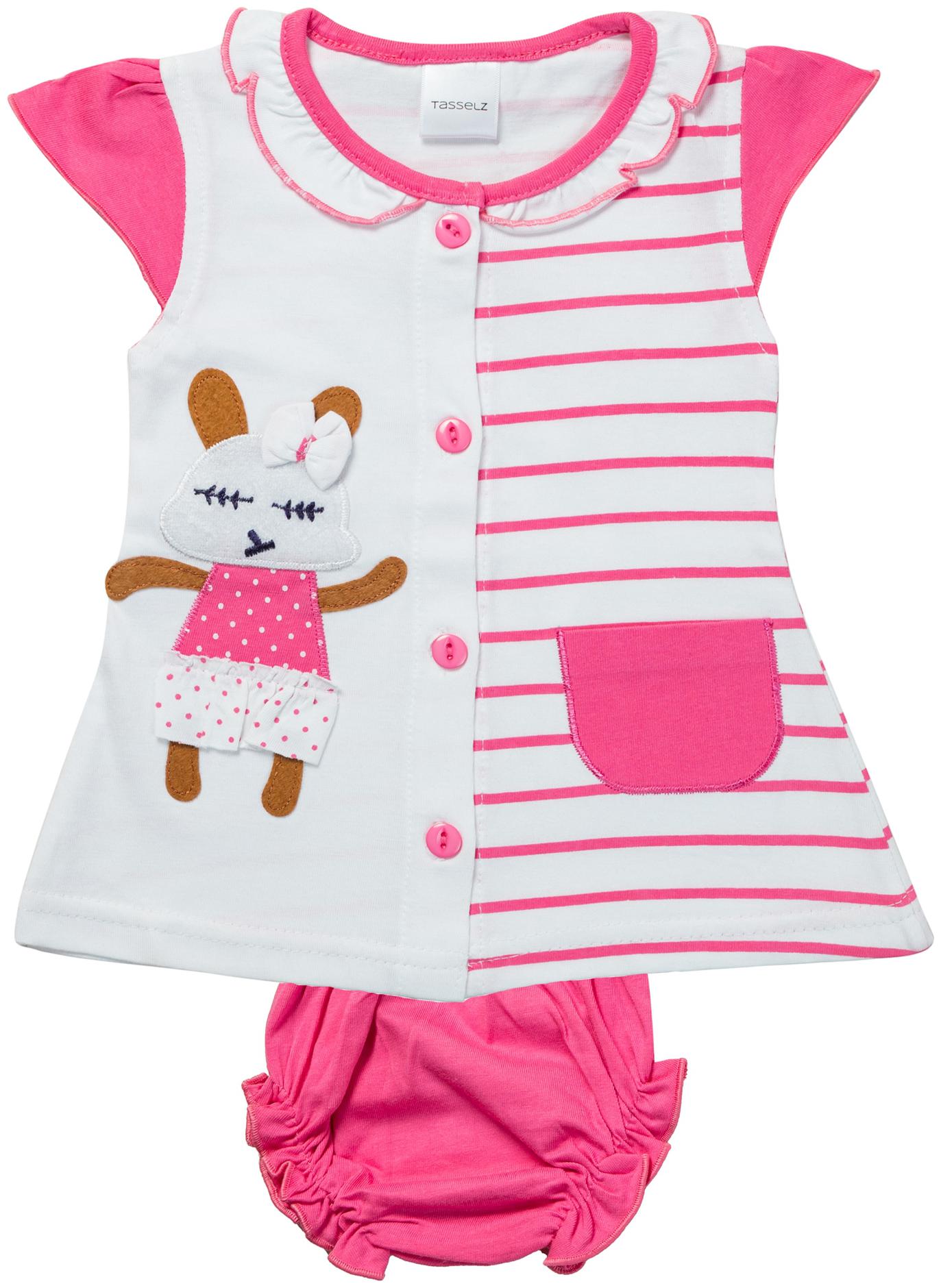 

Tasselz Baby girl Top bottom set - Pink