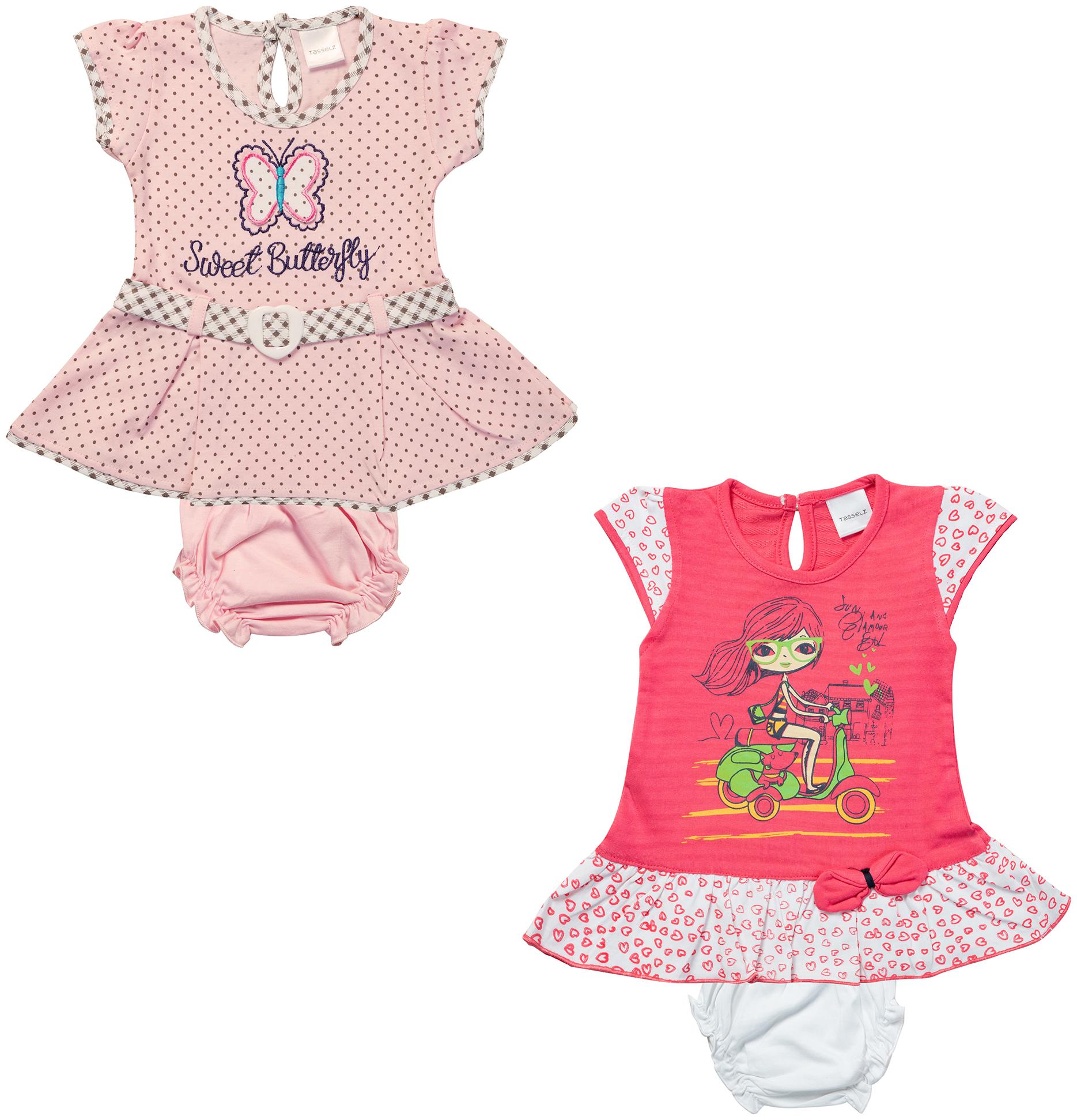 

Tasselz Baby girl Top bottom set - Multi