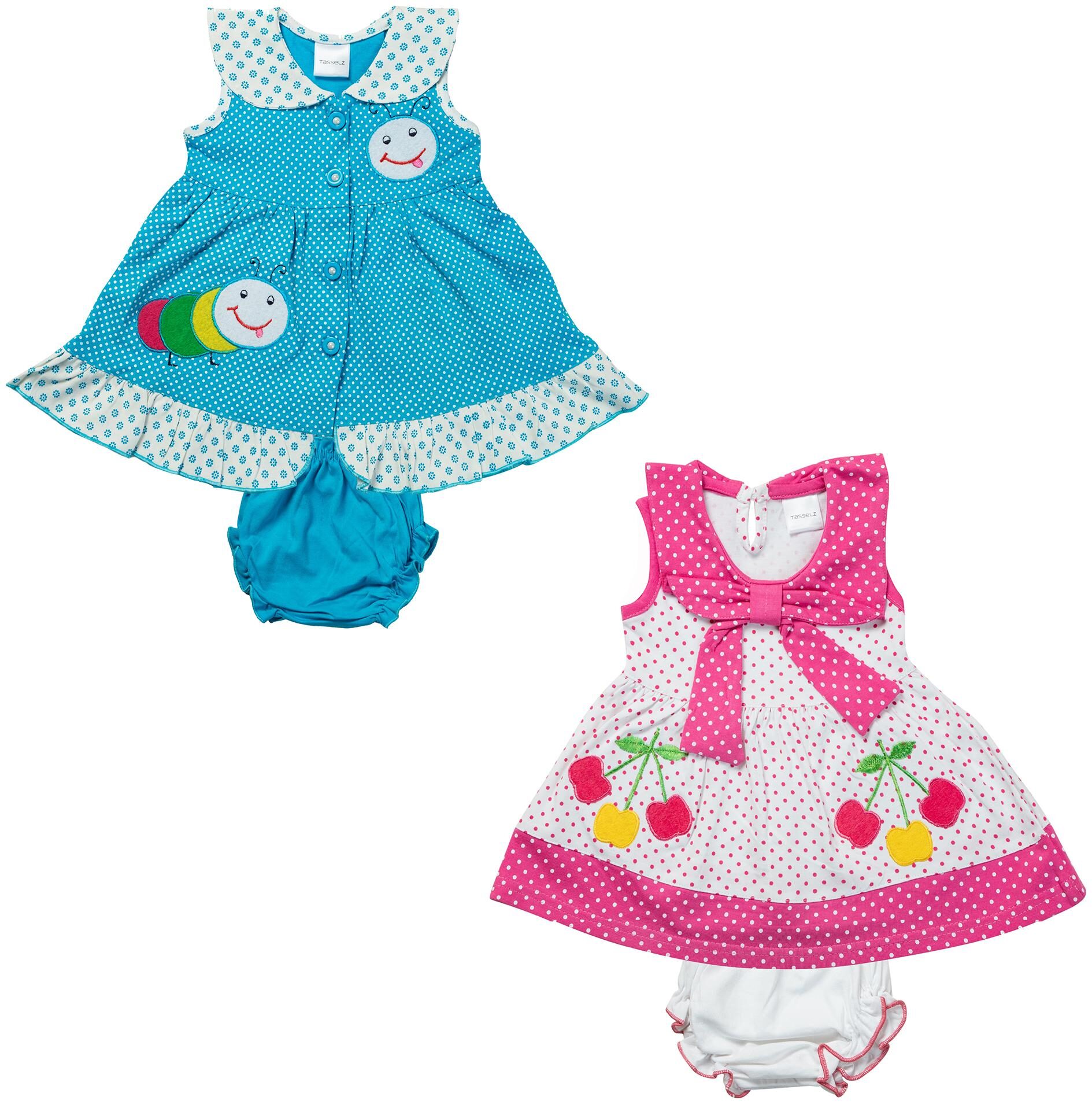 

Tasselz Baby girl Top bottom set - Multi