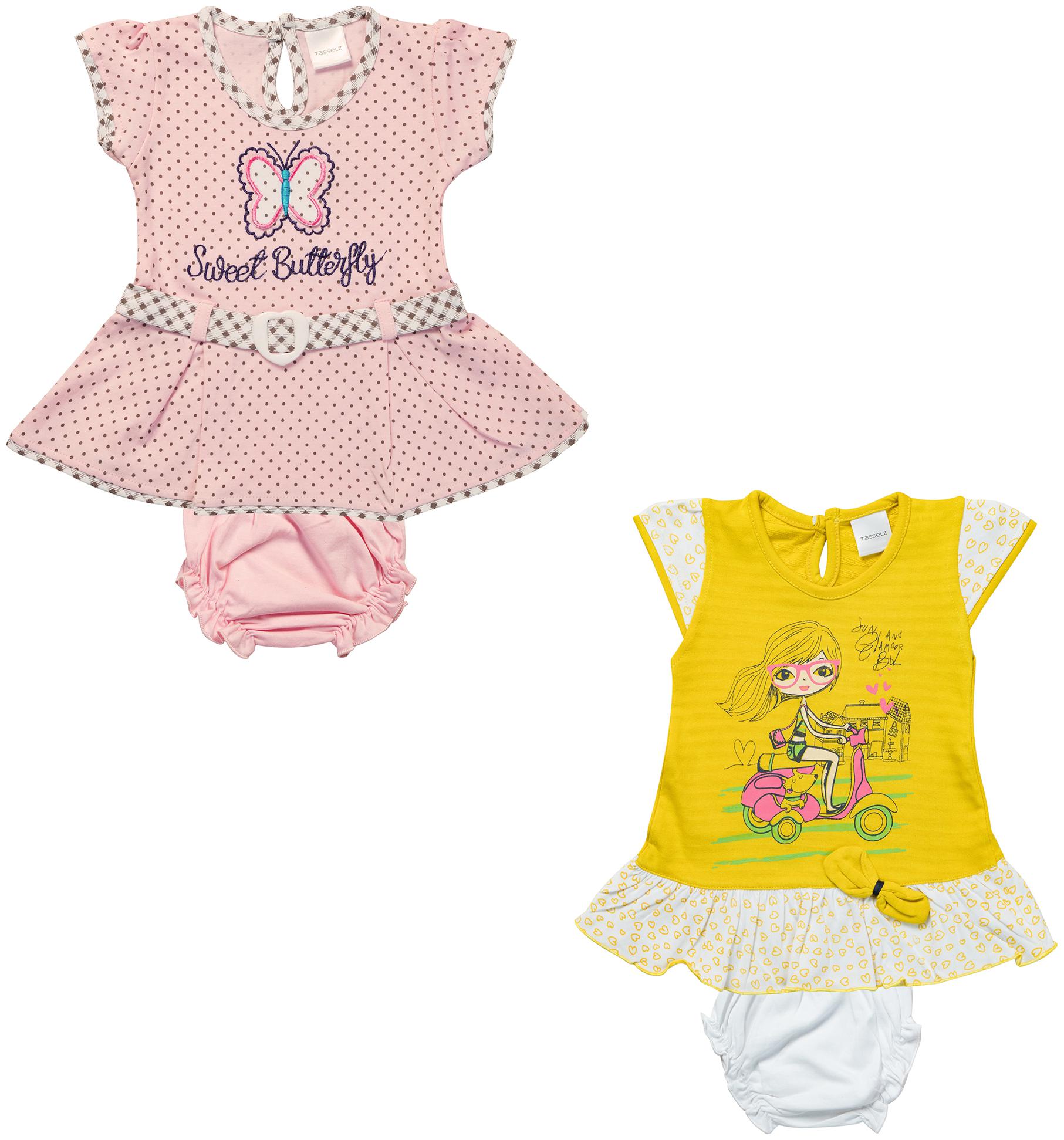 

Tasselz Baby girl Top bottom set - Multi