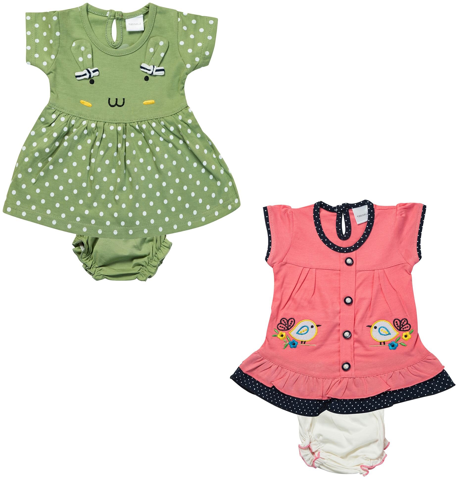 

Tasselz Baby girl Top bottom set - Multi
