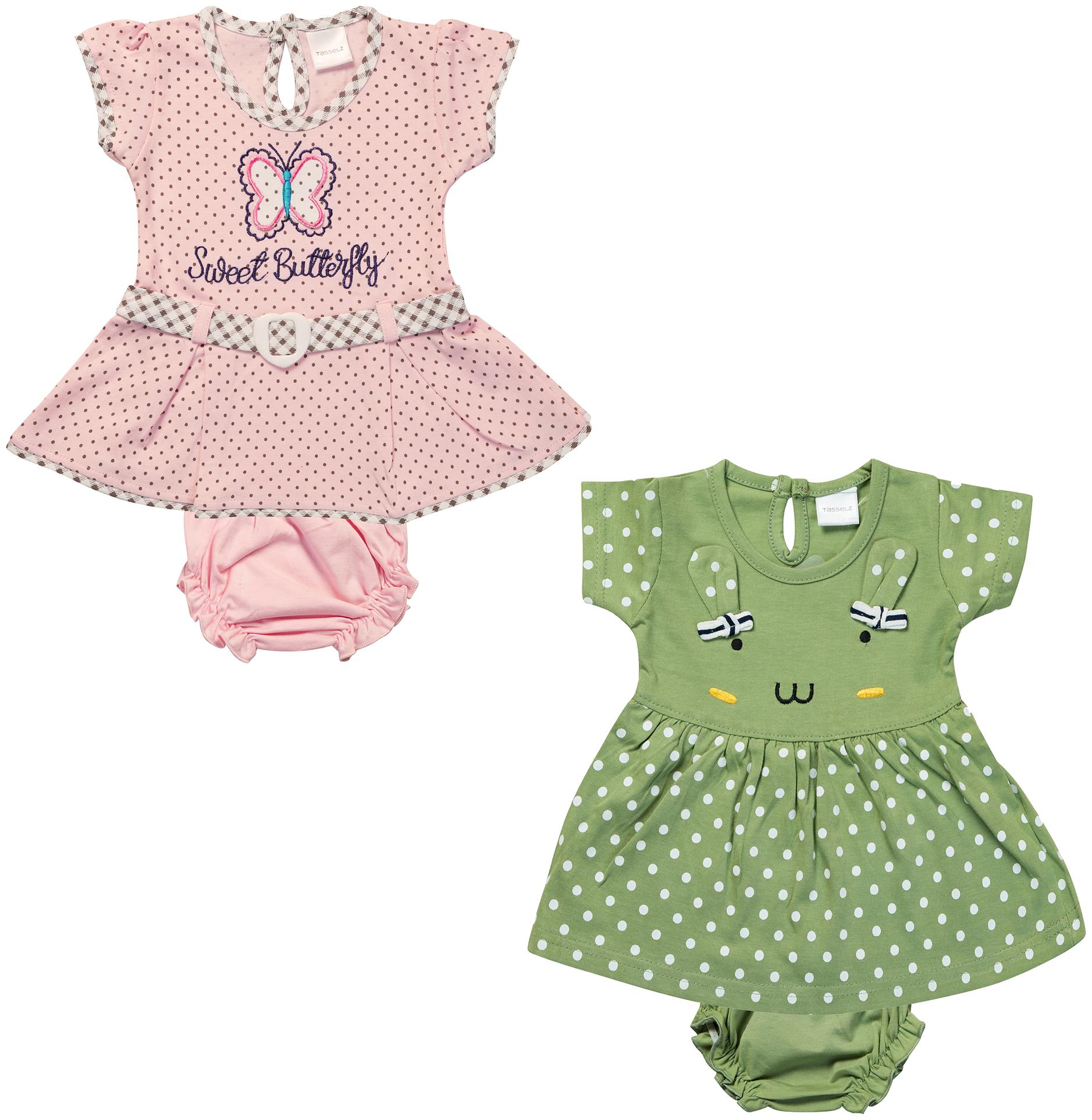 

Tasselz Baby girl Top bottom set - Multi