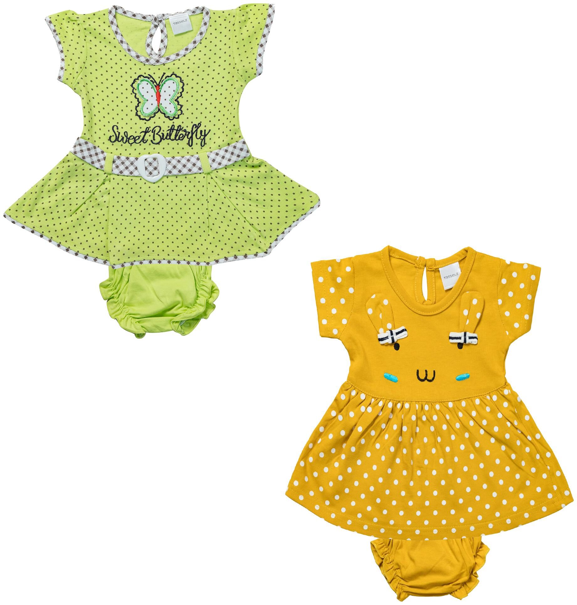 

Tasselz Baby girl Top bottom set - Multi