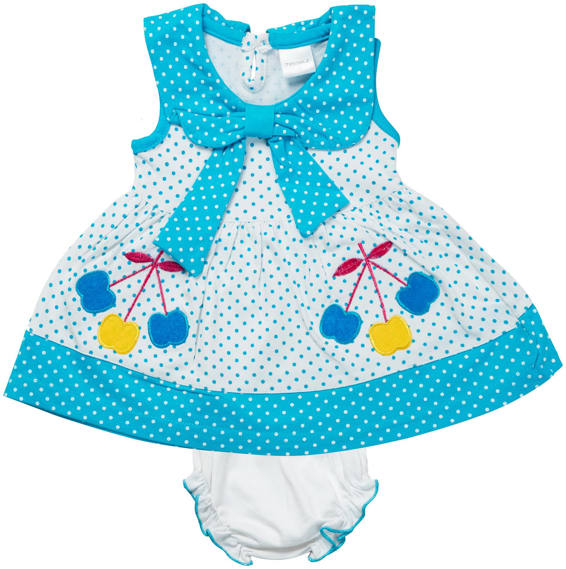 

Tasselz Baby girl Top bottom set - Blue