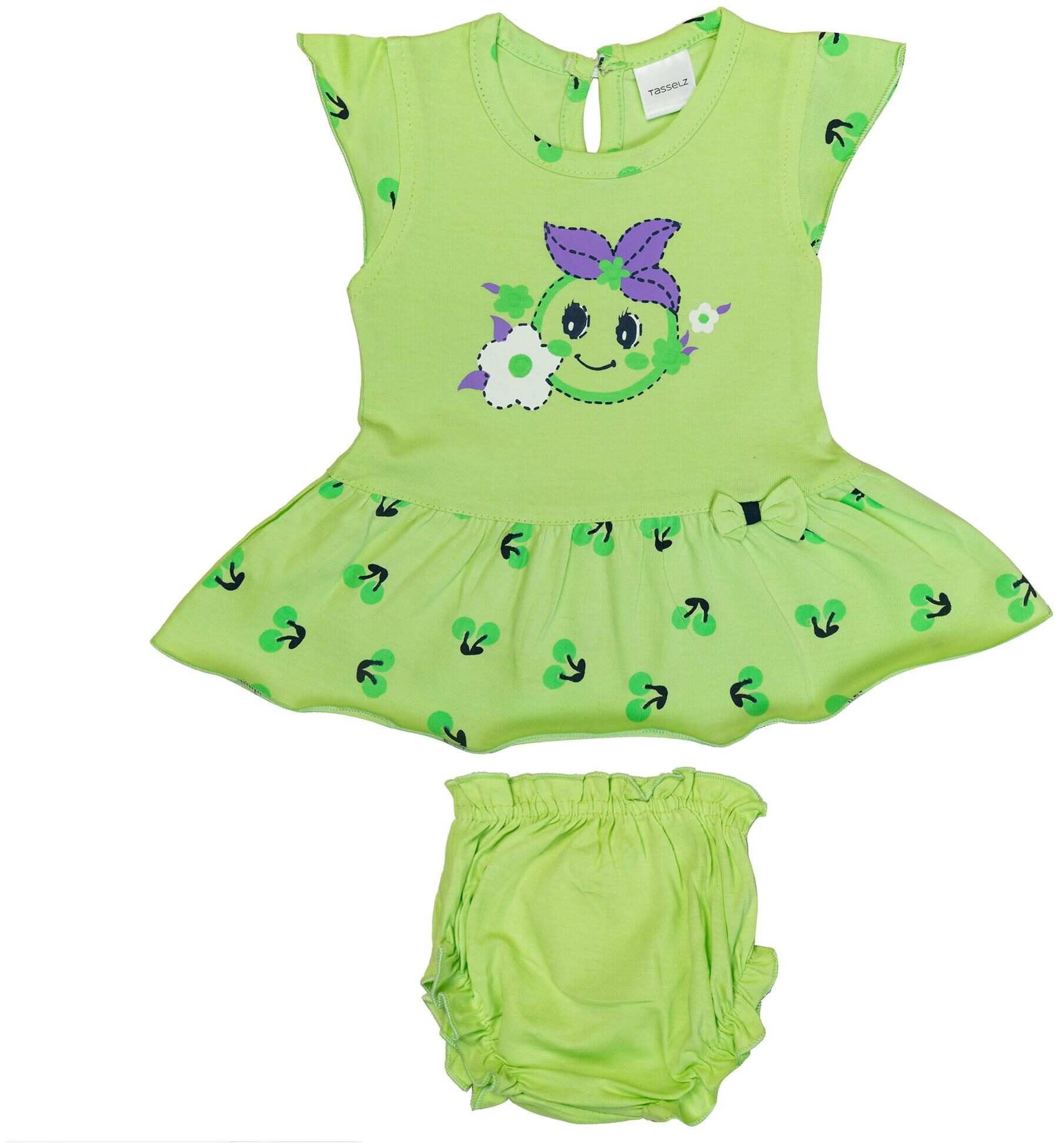 

Tasselz Baby girl Top bottom set - Green