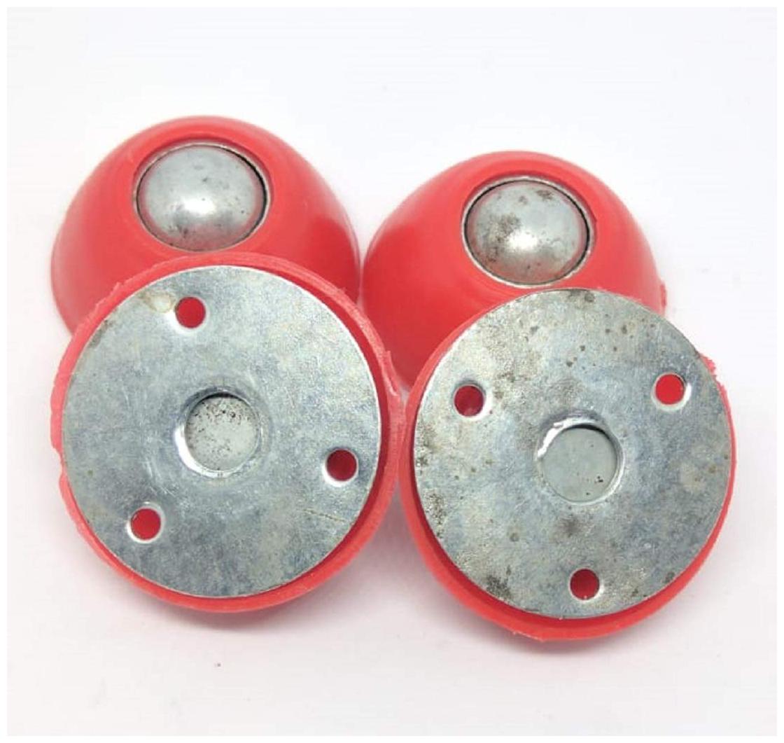 

Techdelivers 4Pieces Metal Goli Caster Wheel For Robot