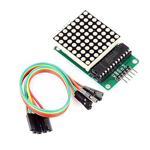

TechDelivers MAX7219 Red LED Dot Matrix Display Module MCU Control DIY Kit for Arduino