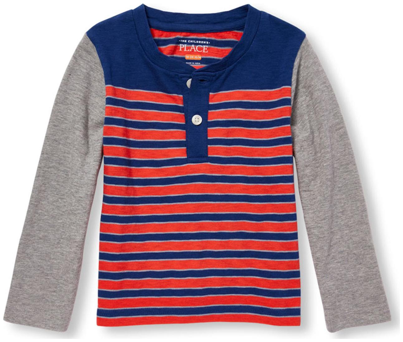

THE CHILDREN S PLACE Boy Cotton Solid T-shirt - Multi