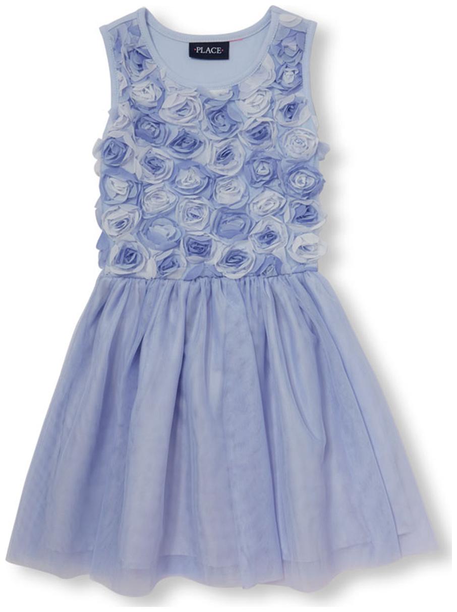 

THE CHILDREN S PLACE Purple Polyester Sleeveless Knee Length Princess Frock ( Pack of 1 )