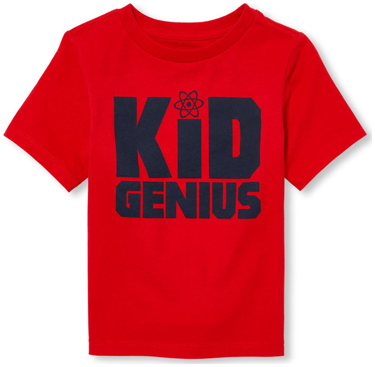 

THE CHILDREN S PLACE Boy Cotton Printed T-shirt - Red