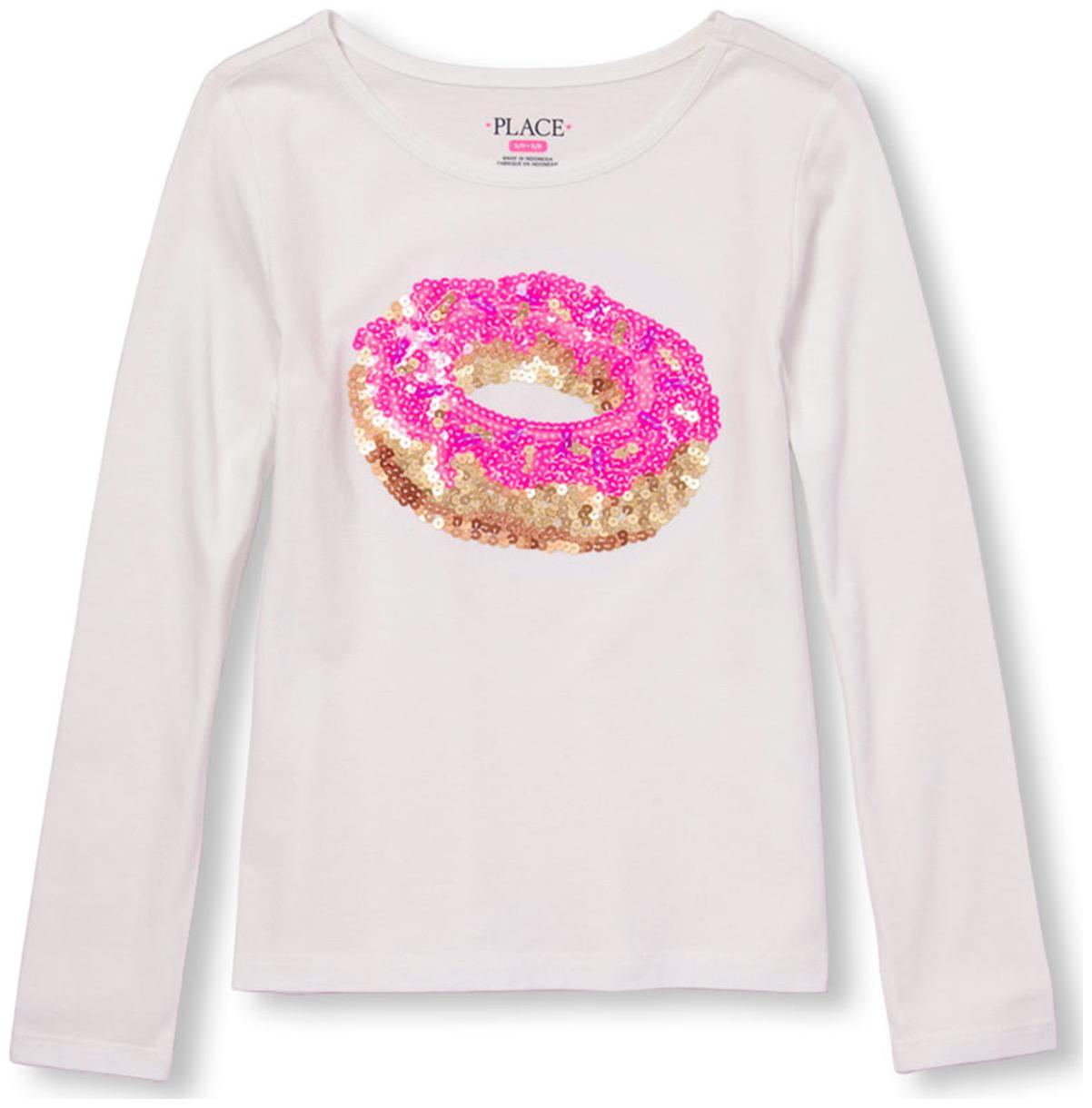 

THE CHILDREN S PLACE Girl Cotton Embellished Top - Blue